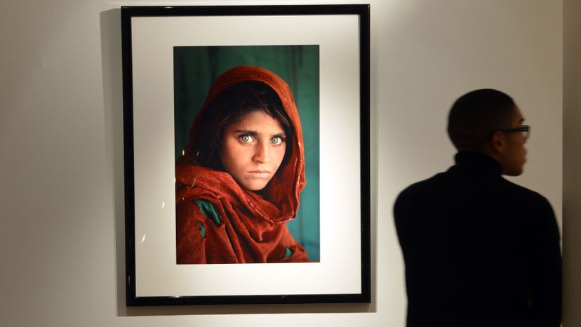 Afghan Girl, auction