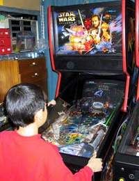 One of the few Pinball 2000 machines to go public.