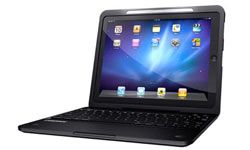 Keyboard cases, like this Crux360, bridge some of the gap between tablet and laptop, making it easier to use the iPad for e-mails, word processing and other tasks that can be difficult on the iPad's on-screen keyboard.